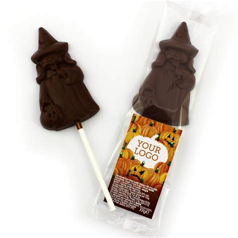 Creating spooky and cute designs on your chocolate witch lollipops